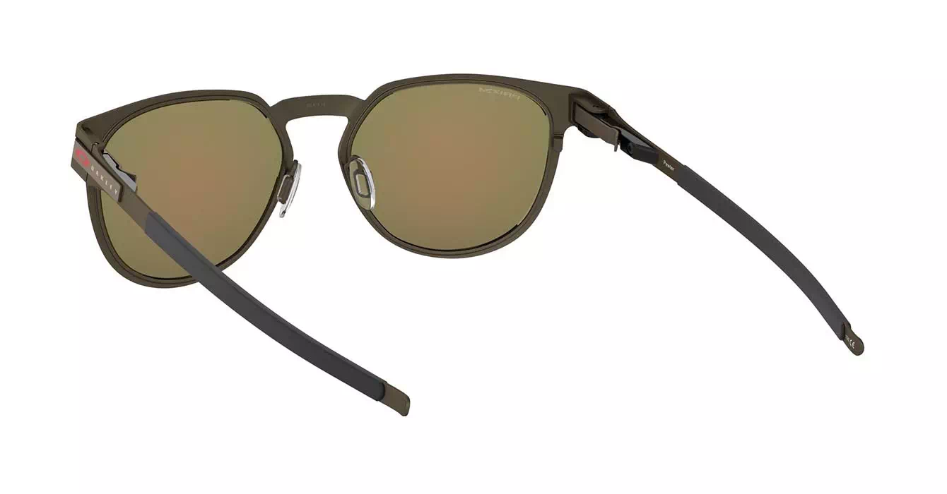 Oakley Diecutter Pewter W/ Prizm Ruby (OO4137-02) s55