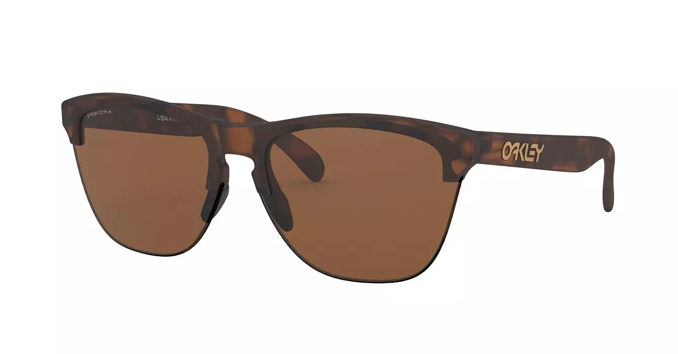 Oakley Frogskins Lite Matte Brown Tortoise W/prizm Tungsten (OO9374-11) s63