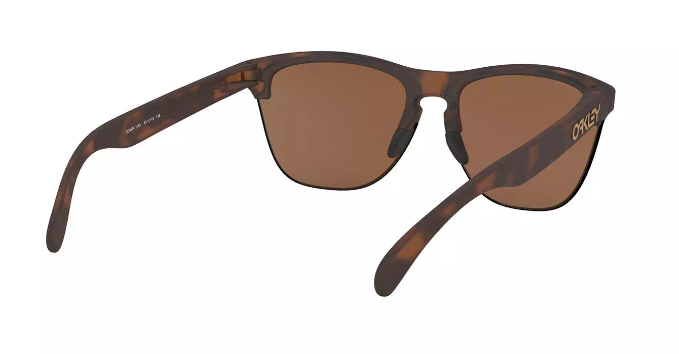 Oakley Frogskins Lite Matte Brown Tortoise W/prizm Tungsten (OO9374-11) s63