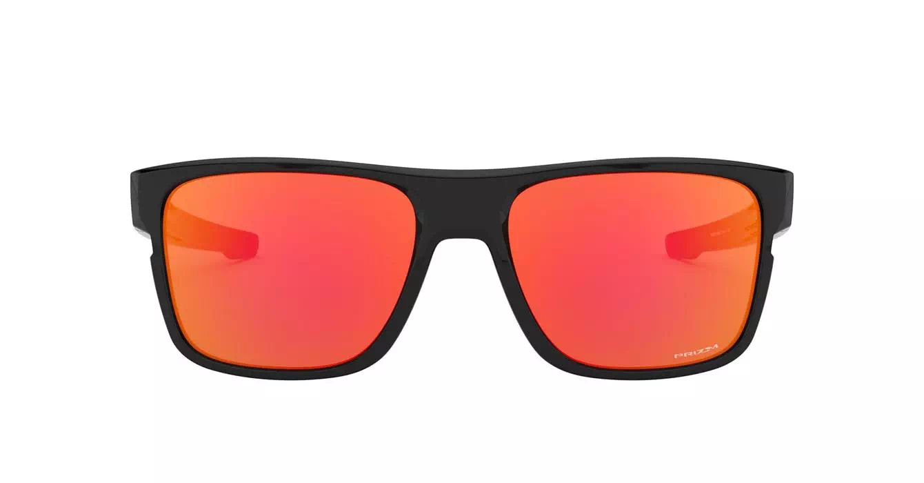 Oakley Prizm Crossrange (A) Polished Blk W/ Prizm Ruby (OO9371-08) s57 + Extra Temple