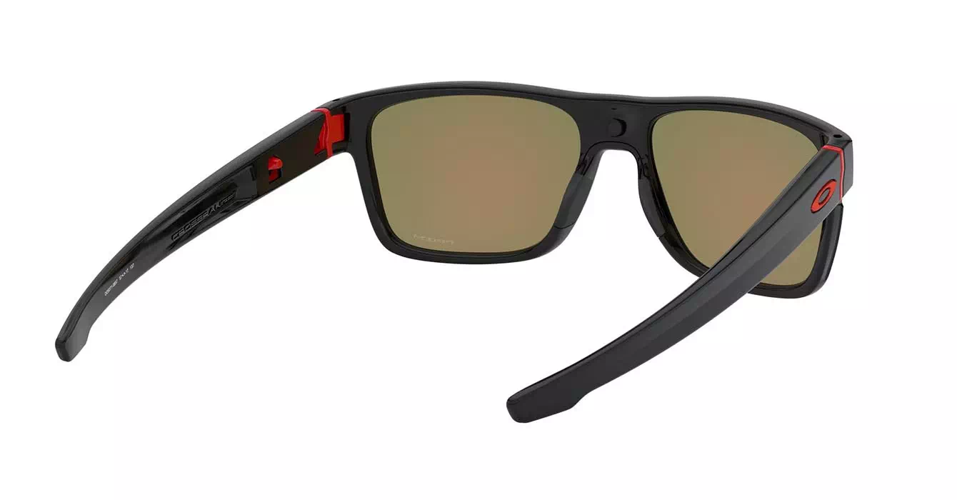 Oakley Prizm Crossrange (A) Polished Blk W/ Prizm Ruby (OO9371-08) s57 + Extra Temple