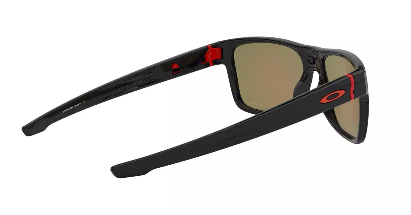 Oakley Prizm Crossrange (A) Polished Blk W/ Prizm Ruby (OO9371-08) s57 + Extra Temple