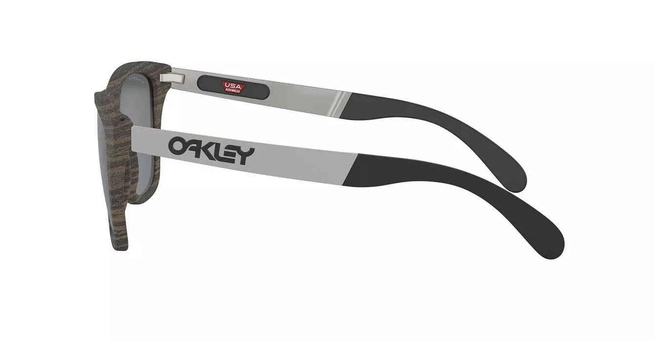 Oakley Prizm Polarized Frogskins Mix (A) Woodgrain W/prizm Blk Polar (OO9428F-04) s55