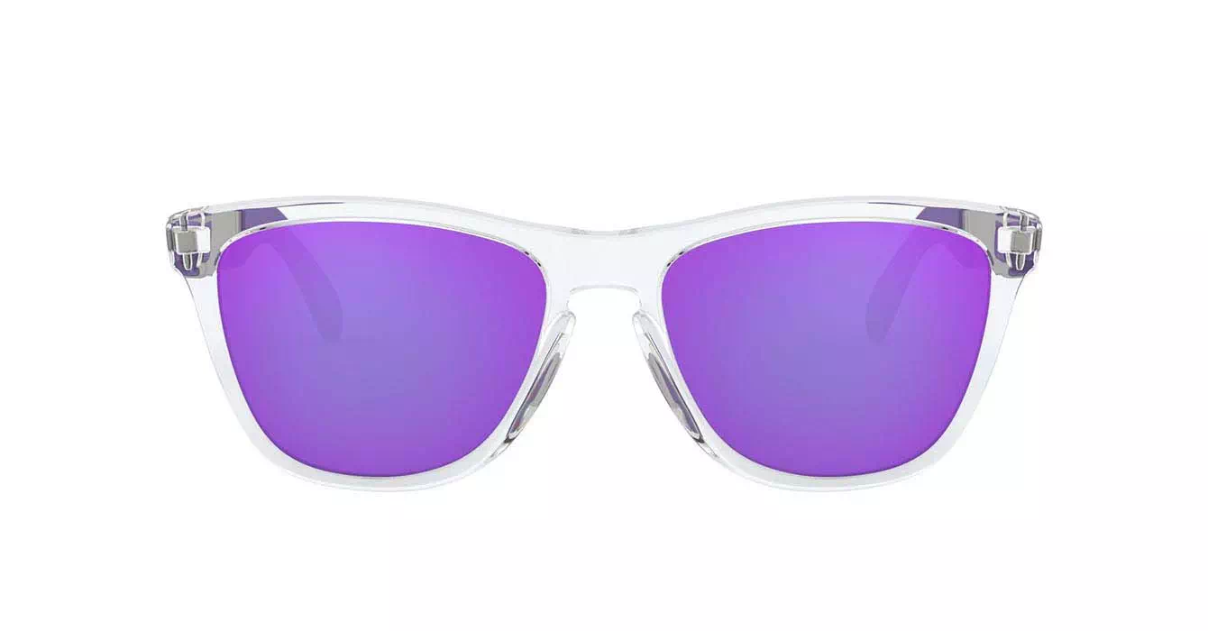 Oakley Frogskins Mix (A) Polished Clear W/violet Irid (OO9428F-02) s55