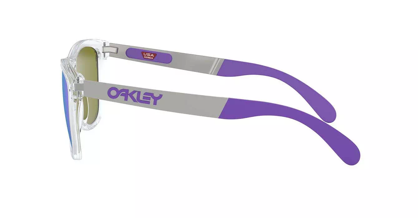 Oakley Frogskins Mix (A) Polished Clear W/violet Irid (OO9428F-02) s55