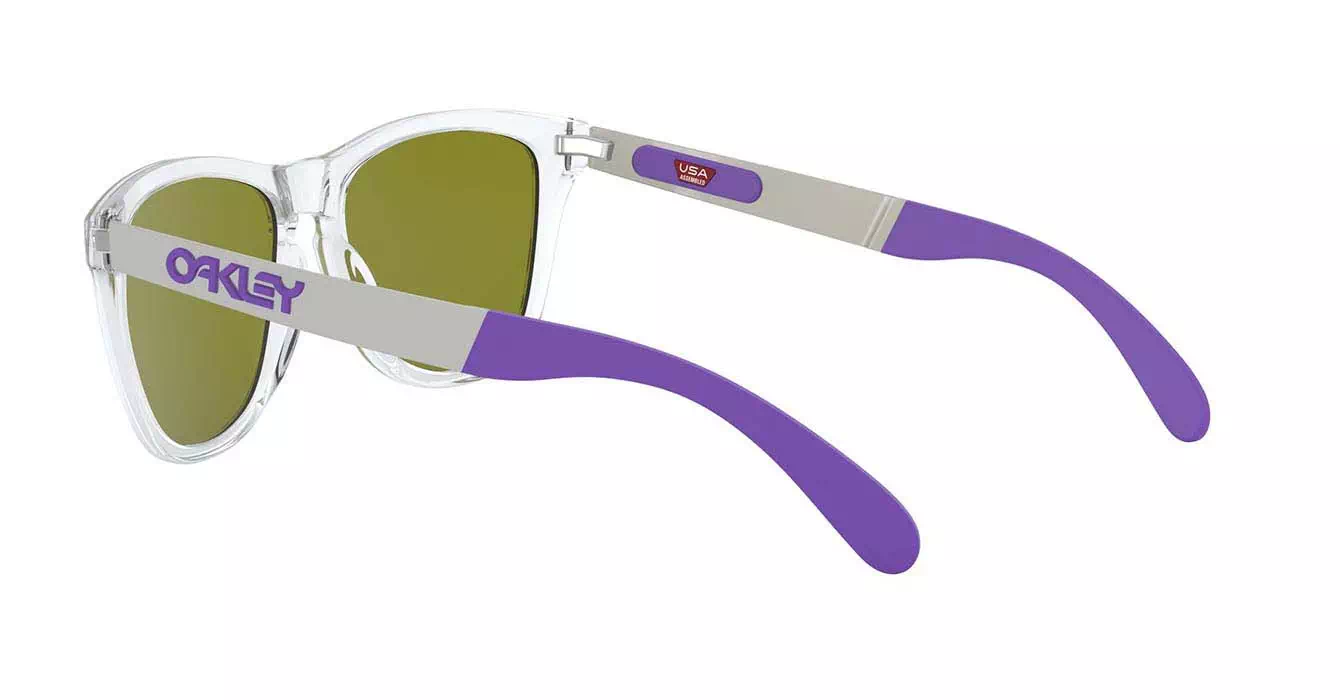 Oakley Frogskins Mix (A) Polished Clear W/violet Irid (OO9428F-02) s55