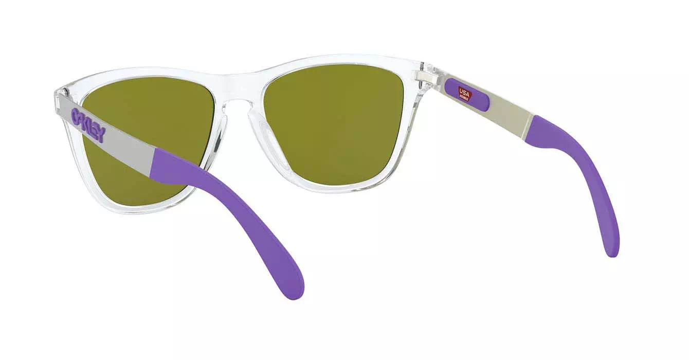 Oakley Frogskins Mix (A) Polished Clear W/violet Irid (OO9428F-02) s55