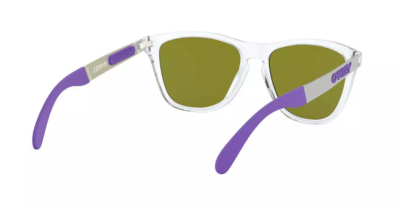 Oakley Frogskins Mix (A) Polished Clear W/violet Irid (OO9428F-02) s55