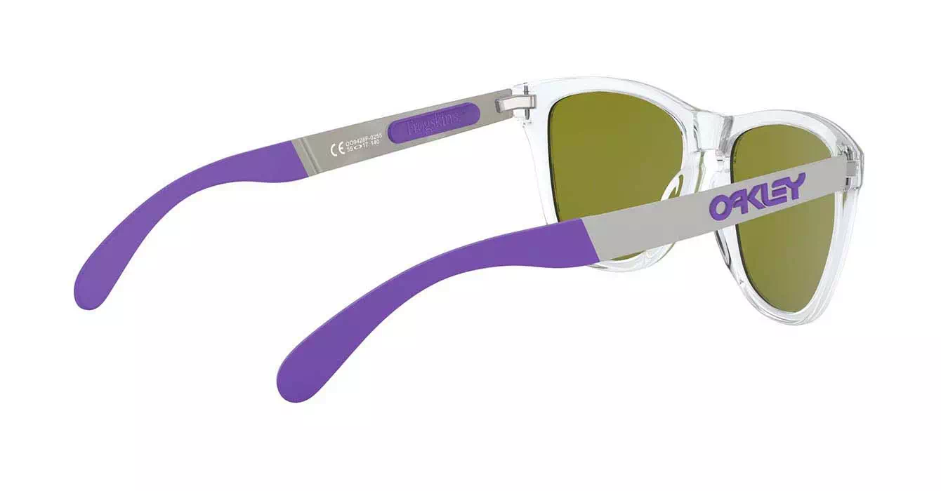 Oakley Frogskins Mix (A) Polished Clear W/violet Irid (OO9428F-02) s55