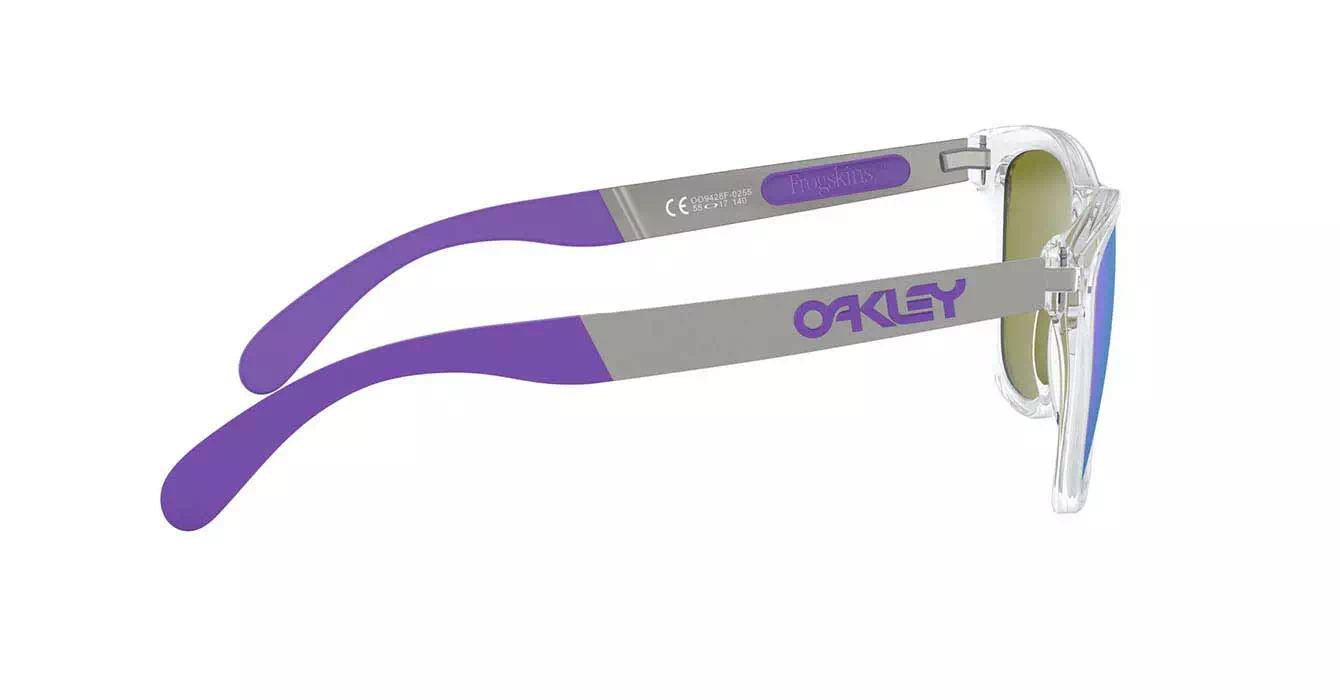 Oakley Frogskins Mix (A) Polished Clear W/violet Irid (OO9428F-02) s55