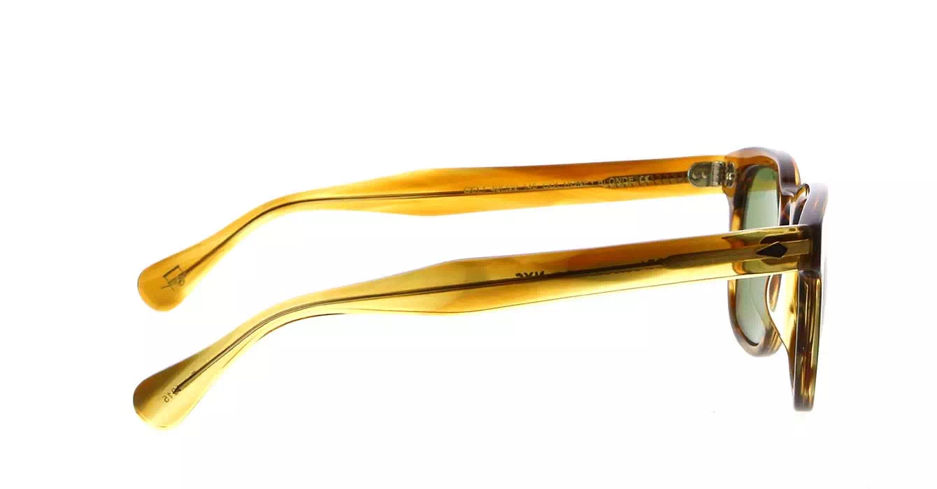 Moscot Gelt Sun Honey Blonde Calibar Green s49