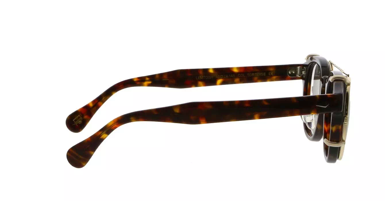 Moscot Lemtosh MP Tortoise s49 + Clip On Gold G15