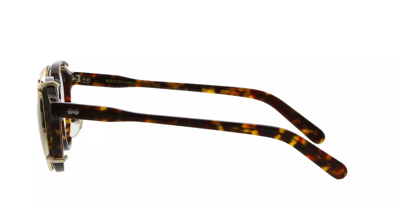 Moscot Miltzen MP Tortoise s46 + Clip On Gold G15
