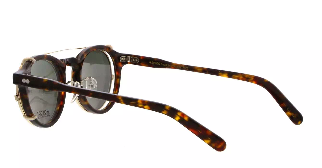 Moscot Miltzen MP Tortoise s46 + Clip On Gold G15