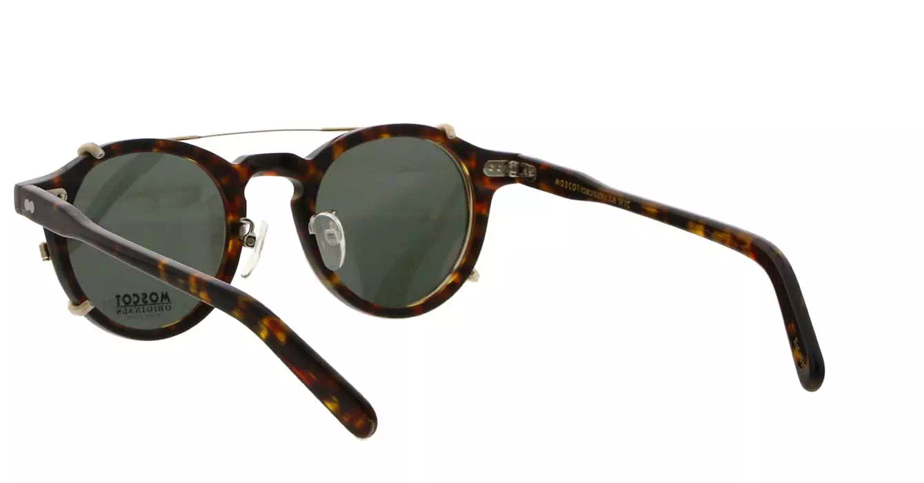 Moscot Miltzen MP Tortoise s46 + Clip On Gold G15