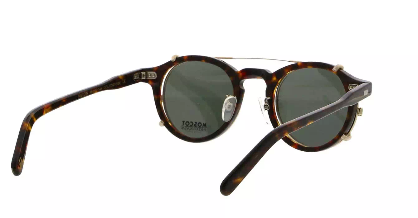 Moscot Miltzen MP Tortoise s46 + Clip On Gold G15