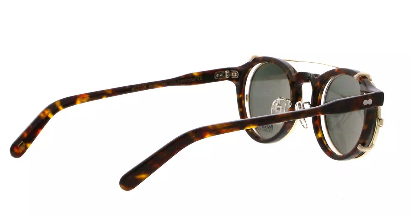Moscot Miltzen MP Tortoise s46 + Clip On Gold G15
