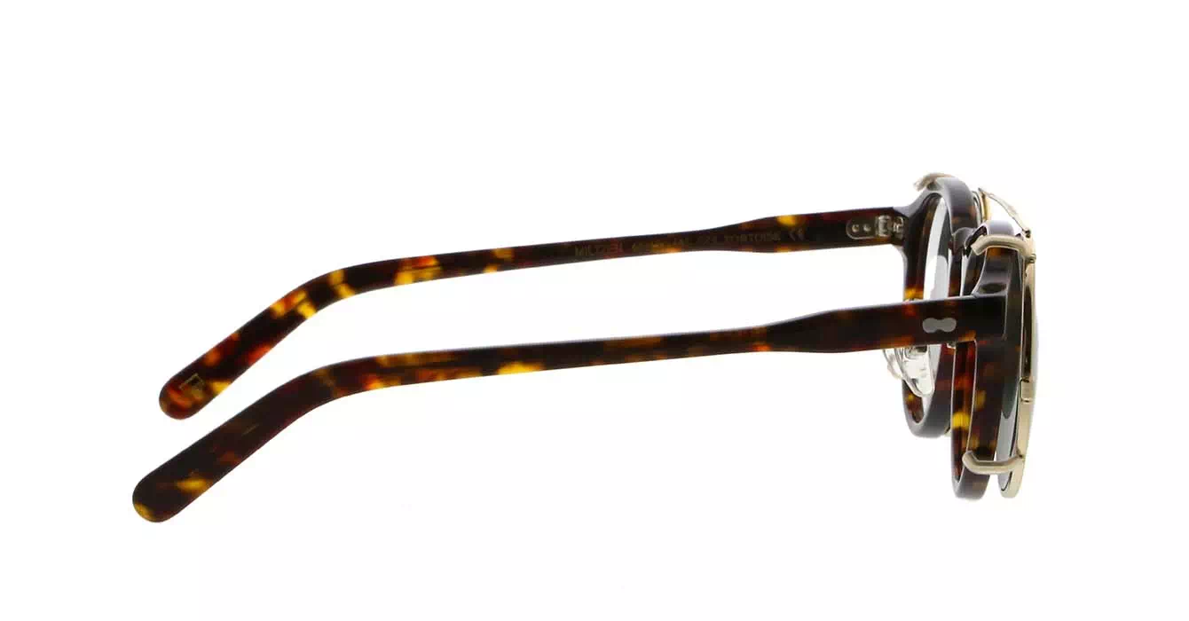 Moscot Miltzen MP Tortoise s46 + Clip On Gold G15