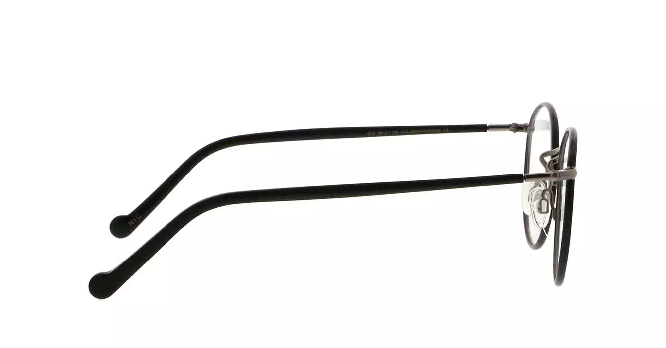 Moscot Zev Black/Gunmetal s49