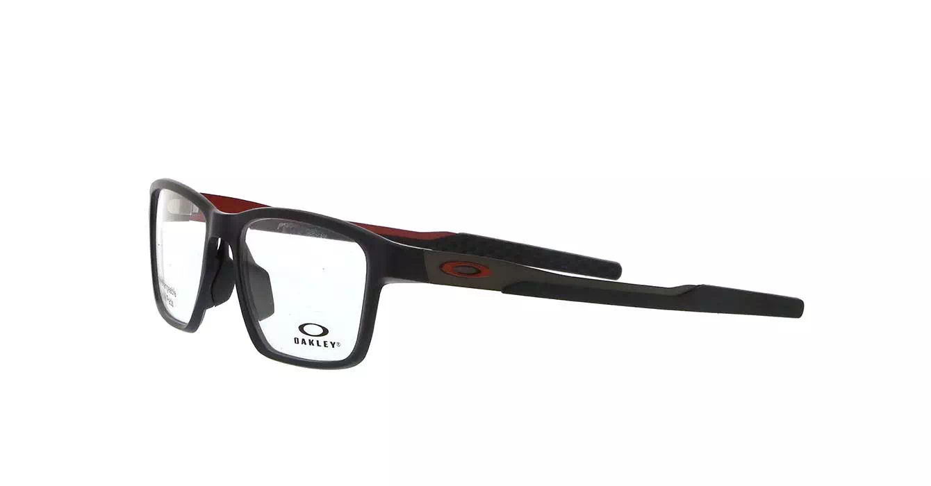 Oakley Metalink Satin Grey Smoke/ Brk Red (OX8153-05) s55