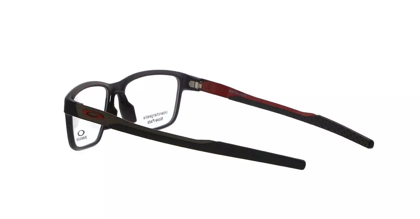 Oakley Metalink Satin Grey Smoke/ Brk Red (OX8153-05) s55