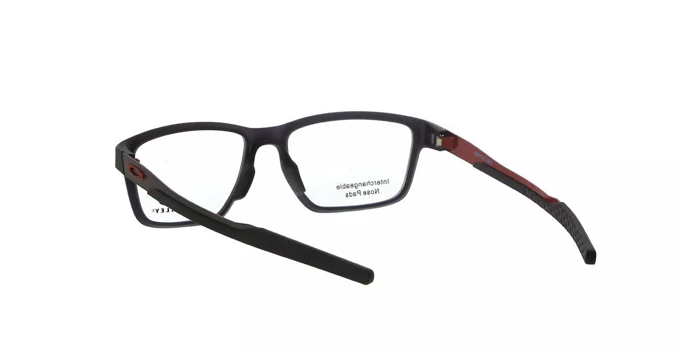 Oakley Metalink Satin Grey Smoke/ Brk Red (OX8153-05) s55