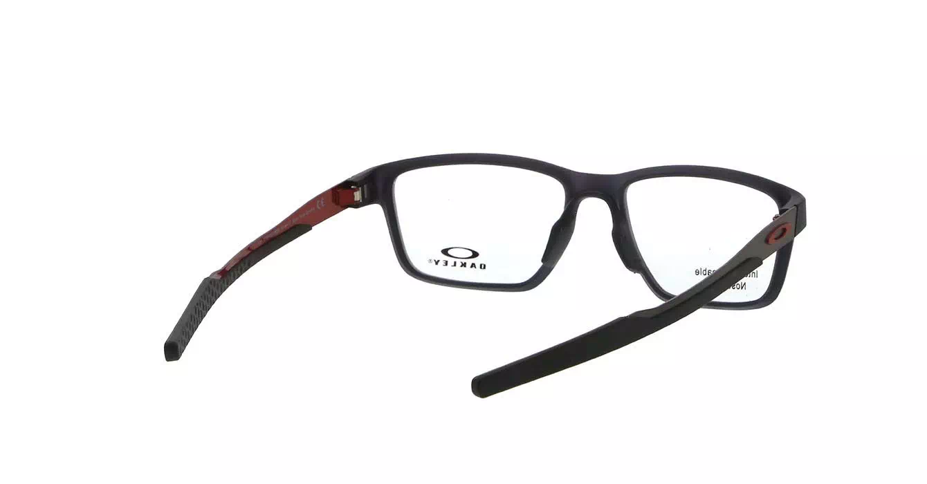 Oakley Metalink Satin Grey Smoke/ Brk Red (OX8153-05) s55