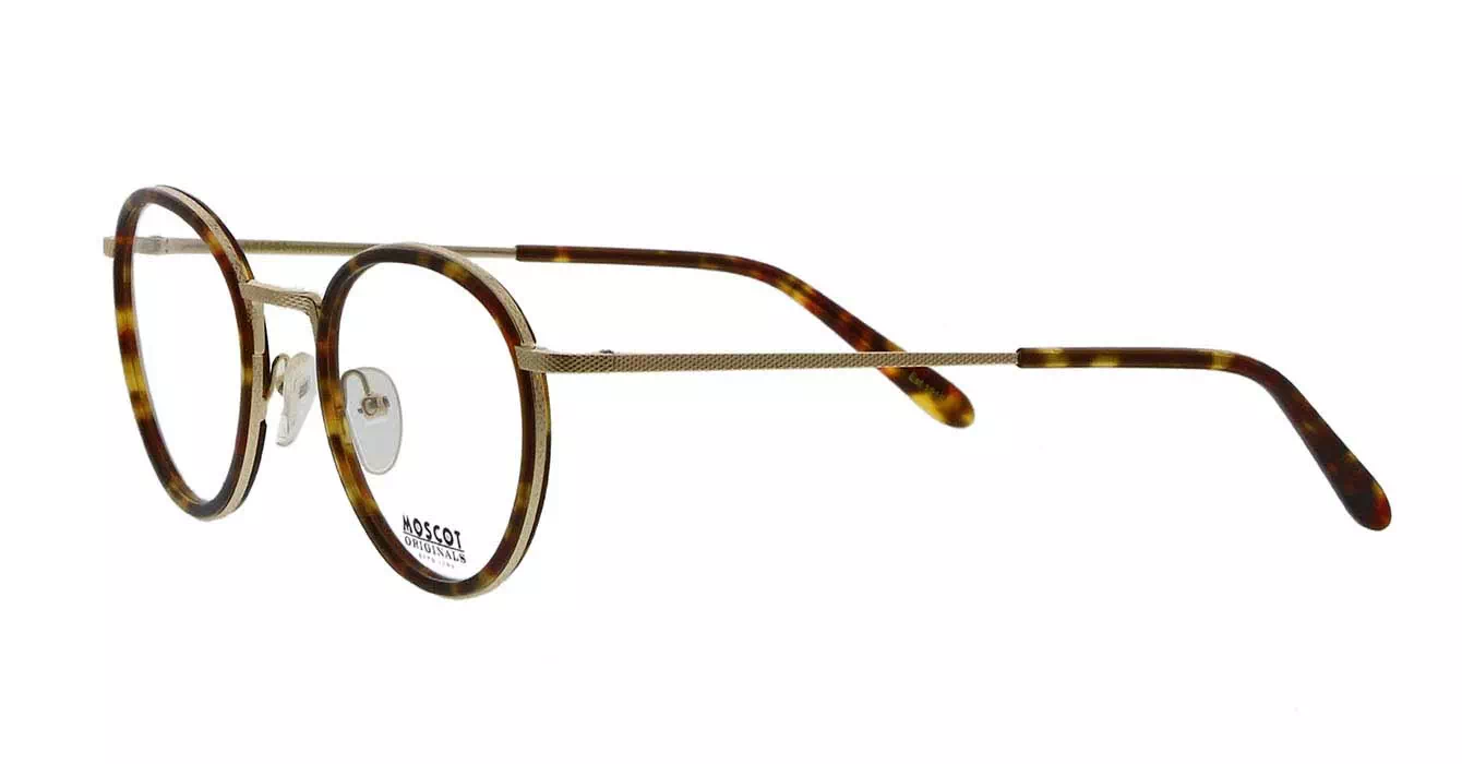 Moscot Bupkes Tortoise/Gold s51