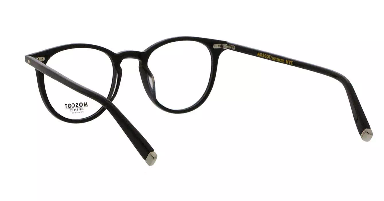 Moscot Jared Black s47 + Clip On Black G15