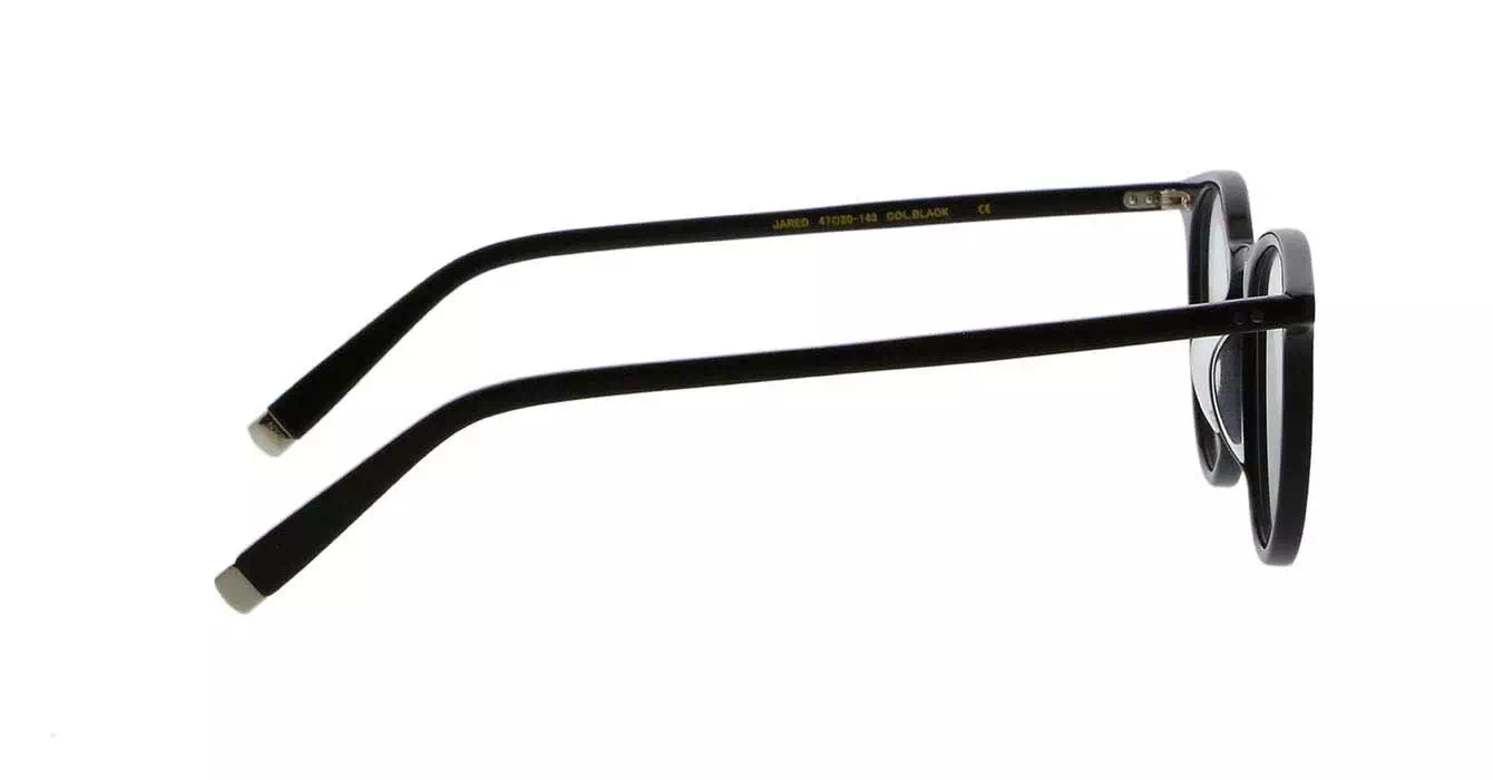 Moscot Jared Black s47 + Clip On Black G15