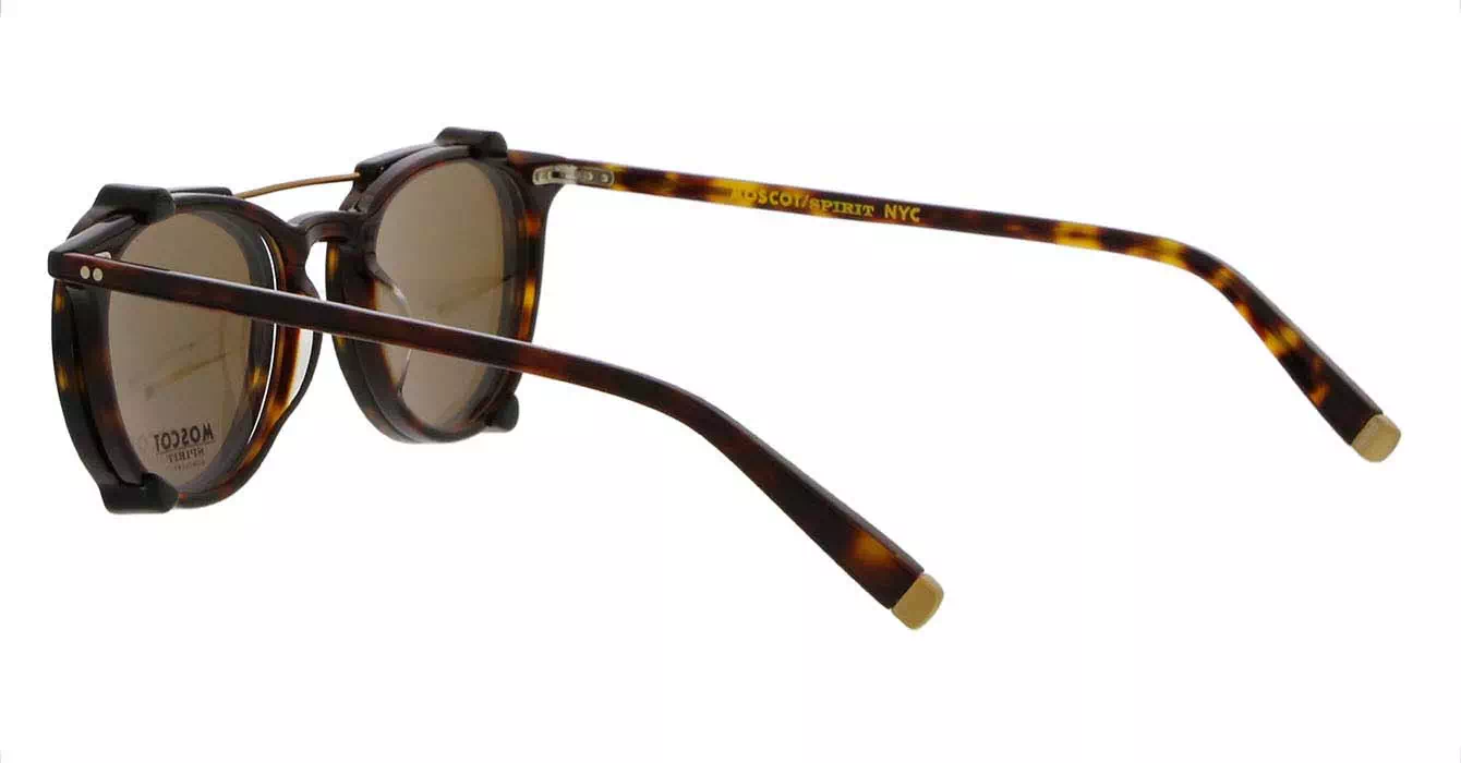 Moscot Jared Tortoise s47 + Clip On Tortoise Cosmitan Brown