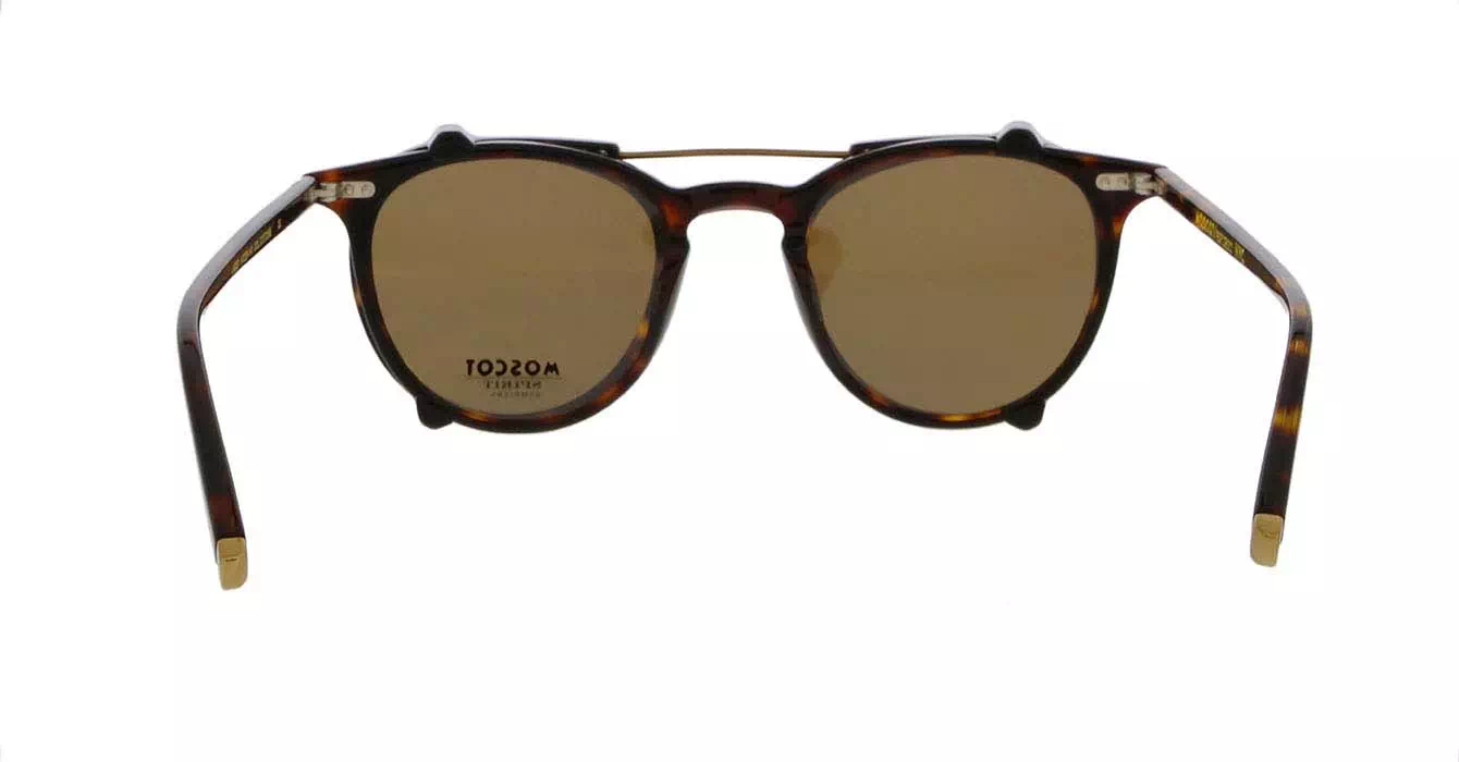 Moscot Jared Tortoise s47 + Clip On Tortoise Cosmitan Brown