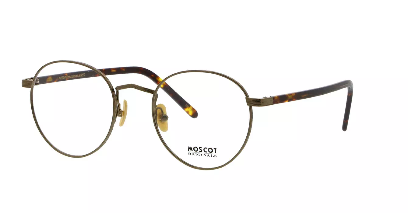 Moscot Zis Antique/Gold Tortoise s50