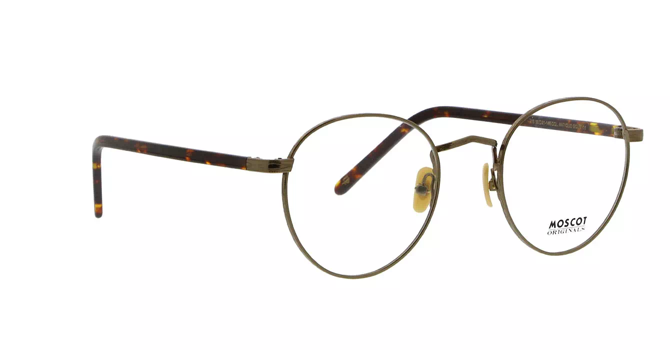 Moscot Zis Antique/Gold Tortoise s50