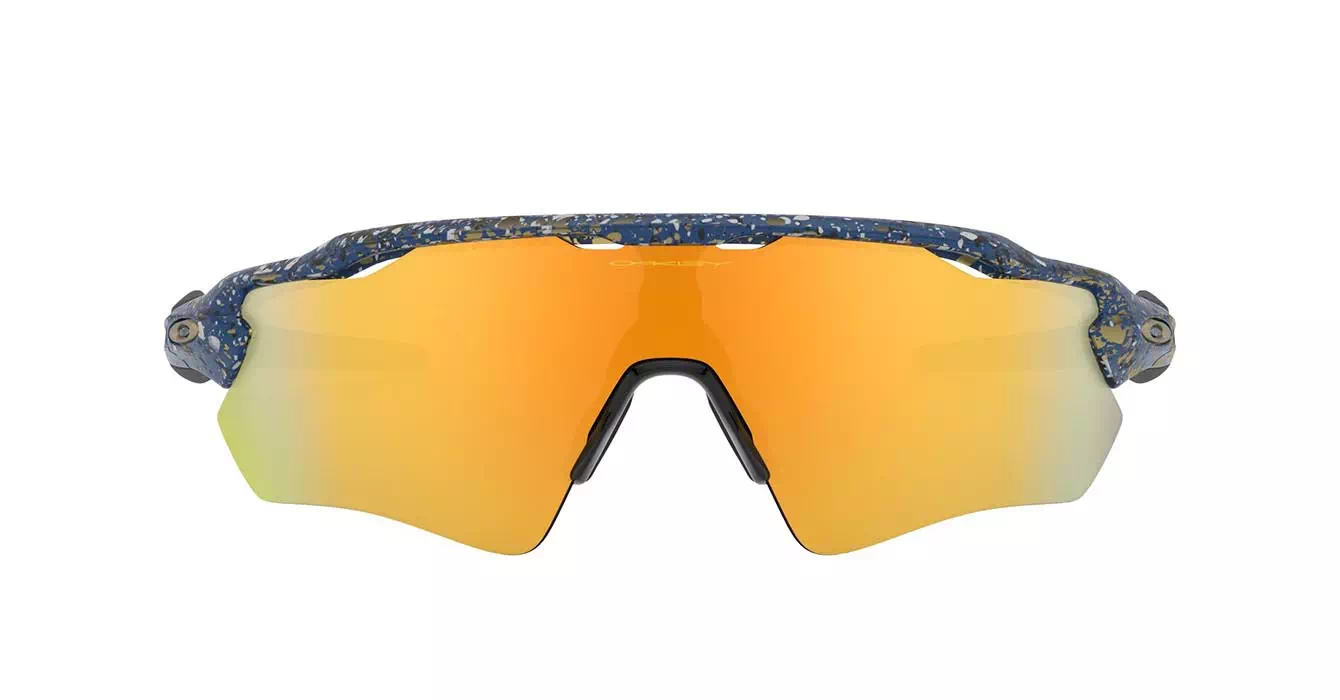 Oakley (A) Radarev Splatter Poseidon W/ 24k Irid (OO9275-26) s35