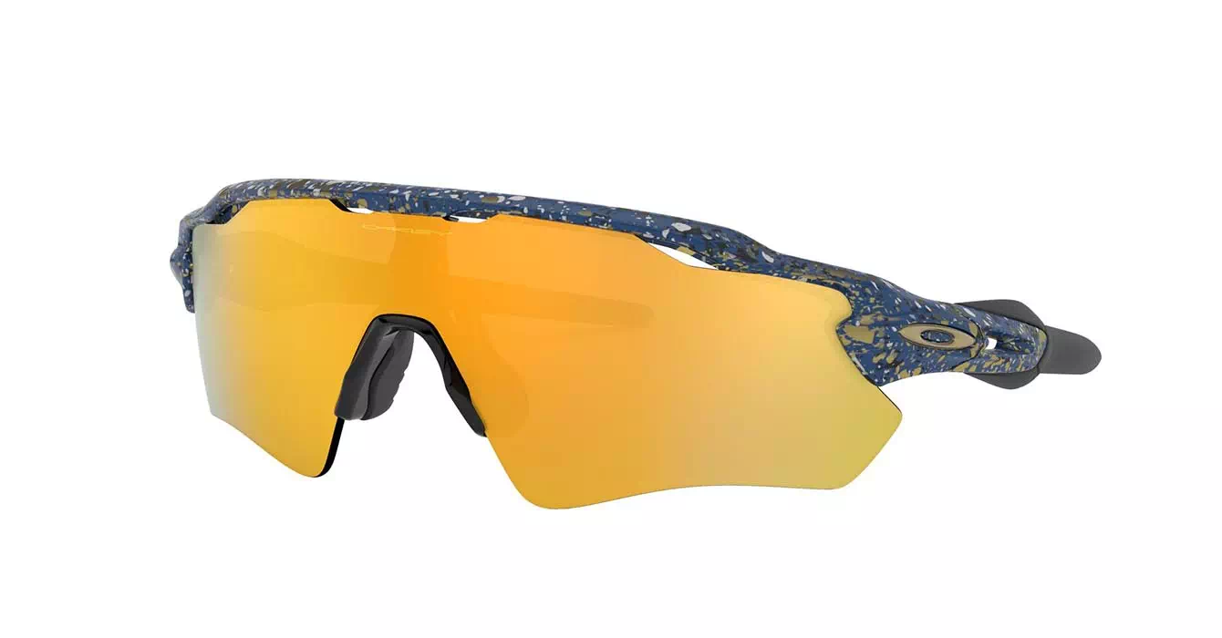 Oakley (A) Radarev Splatter Poseidon W/ 24k Irid (OO9275-26) s35
