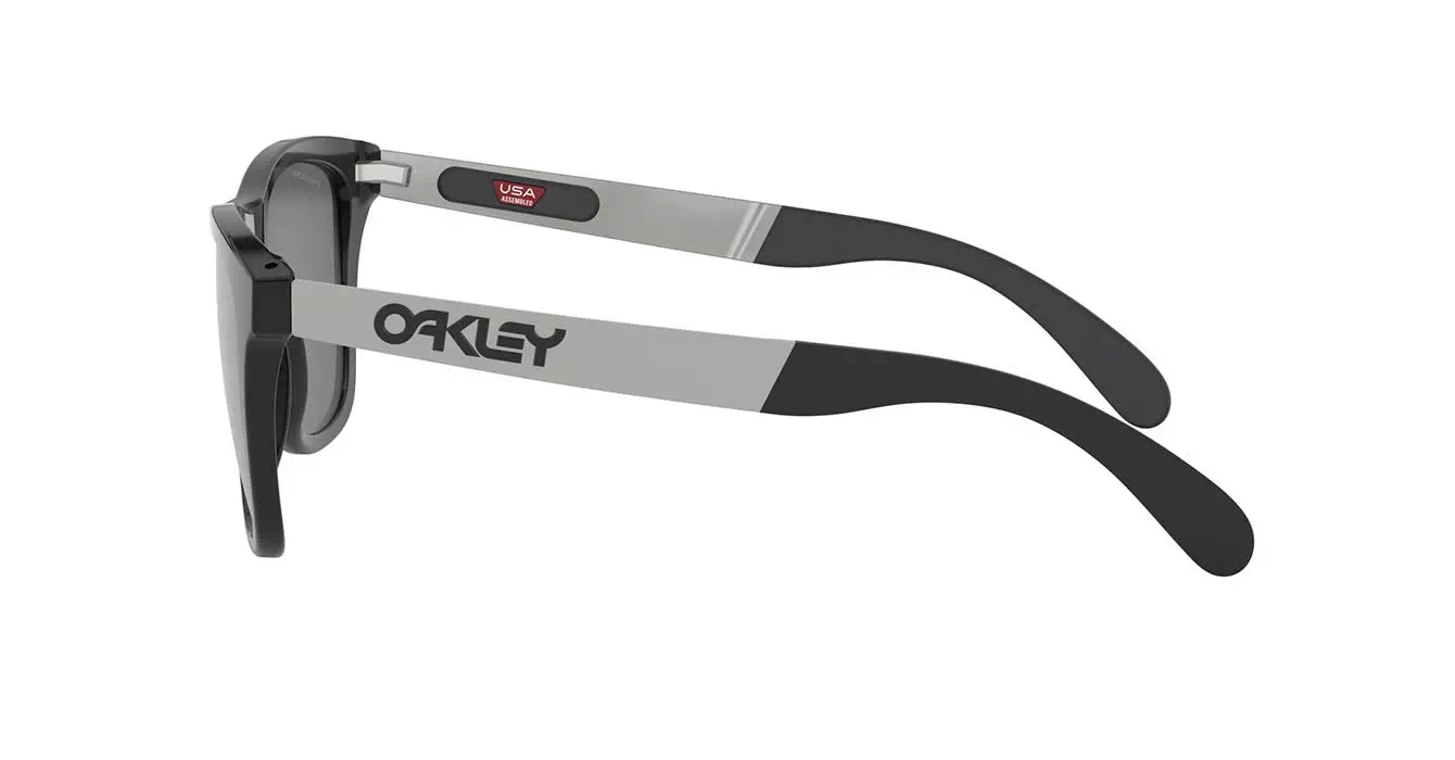 Oakley Prizm Frogskins Mix (A) Plshd Blk W/prizm Blk Irid (OO9428F-03) s55