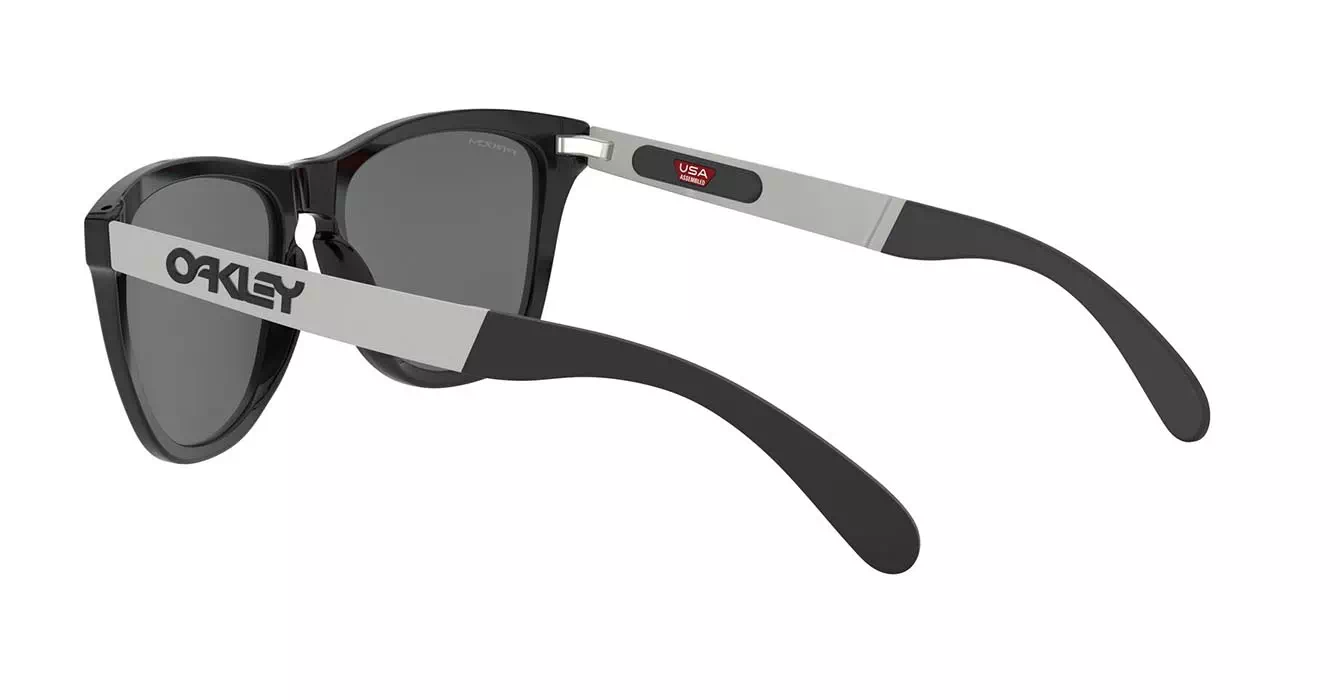 Oakley Prizm Frogskins Mix (A) Plshd Blk W/prizm Blk Irid (OO9428F-03) s55