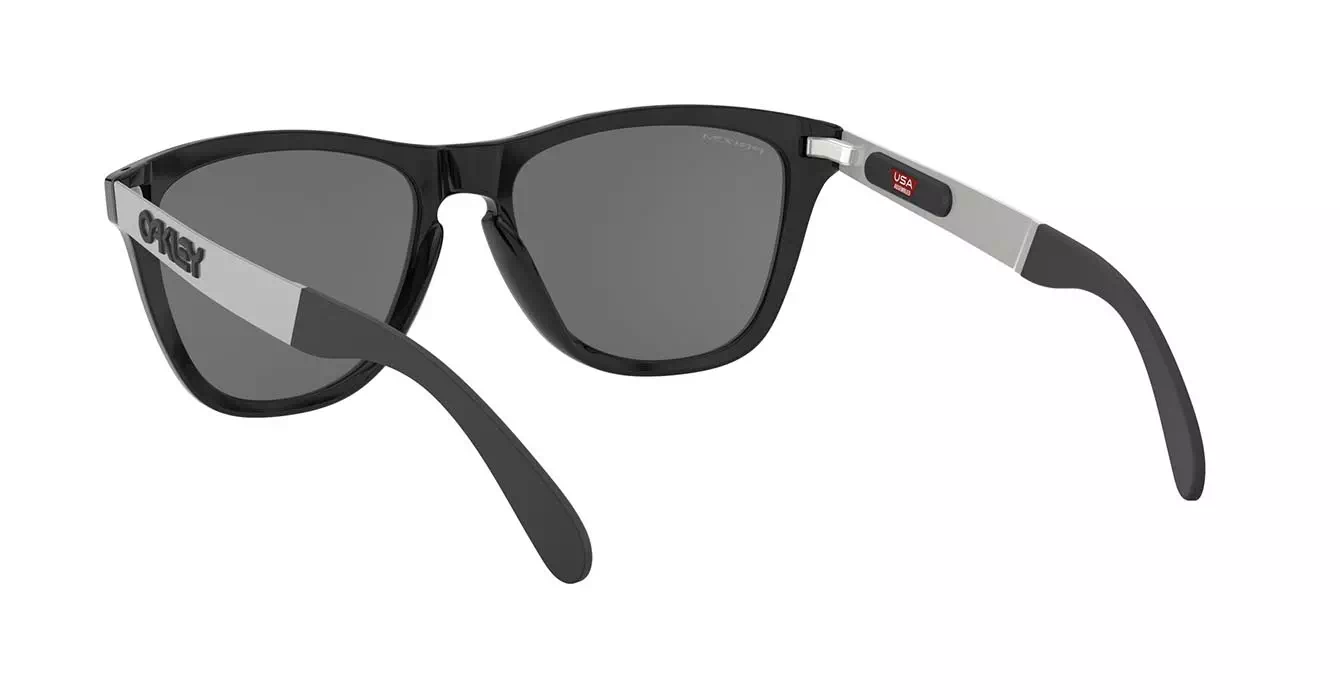 Oakley Prizm Frogskins Mix (A) Plshd Blk W/prizm Blk Irid (OO9428F-03) s55