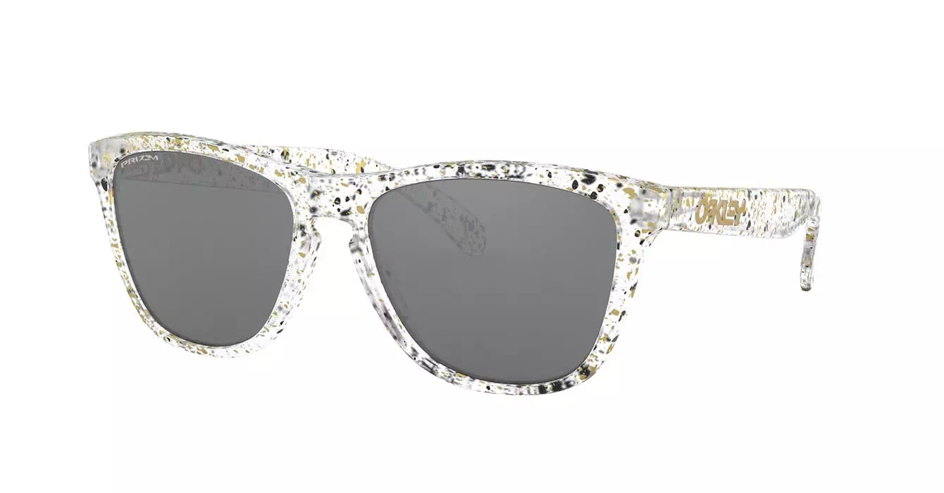 Oakley Frogskins (A) Splatter Clear W/prizm Blk Irid (OO9245-94) s54