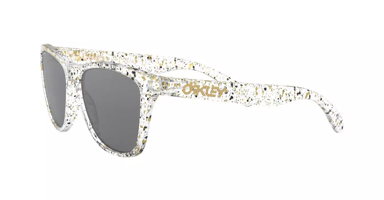 Oakley Frogskins (A) Splatter Clear W/prizm Blk Irid (OO9245-94) s54