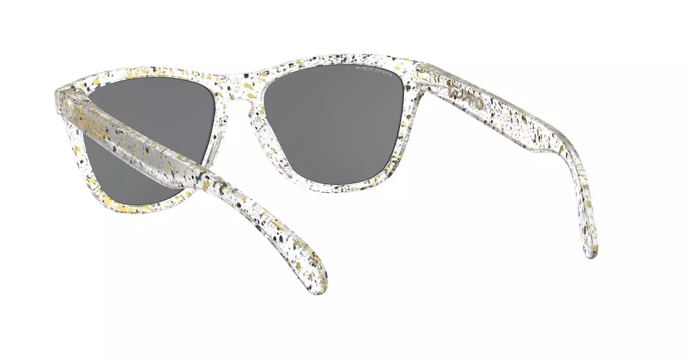 Oakley Frogskins (A) Splatter Clear W/prizm Blk Irid (OO9245-94) s54