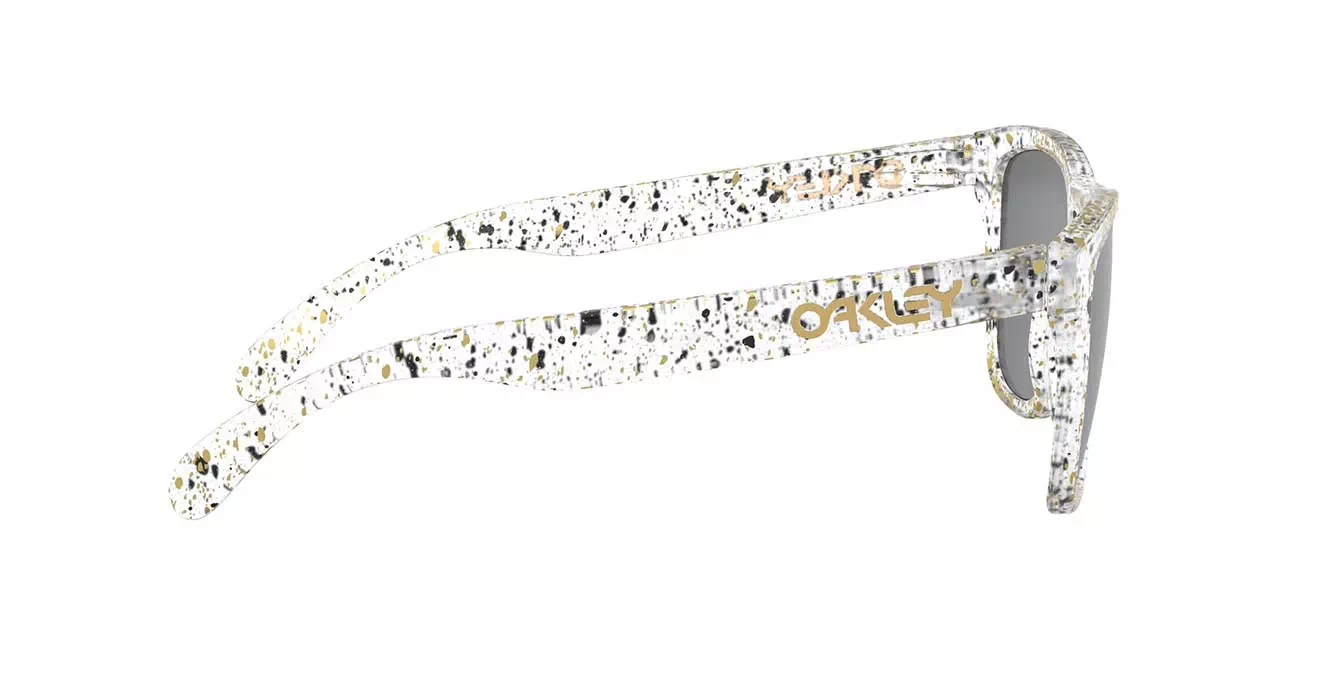 Oakley Frogskins (A) Splatter Clear W/prizm Blk Irid (OO9245-94) s54