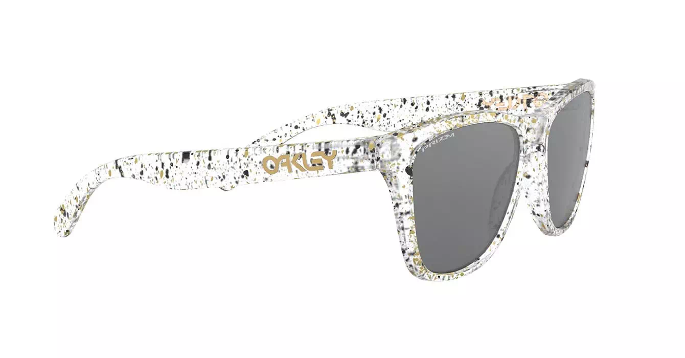 Oakley Frogskins (A) Splatter Clear W/prizm Blk Irid (OO9245-94) s54