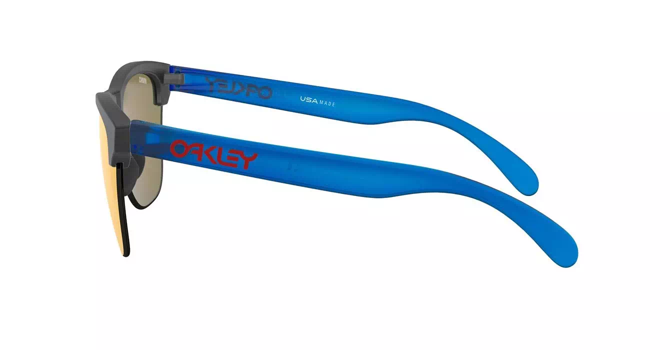 Oakley Prizm Frogskins Lite Matte Blk Ink/matte Trans Sapphire W/prizm Ruby (OO9374-27) s63