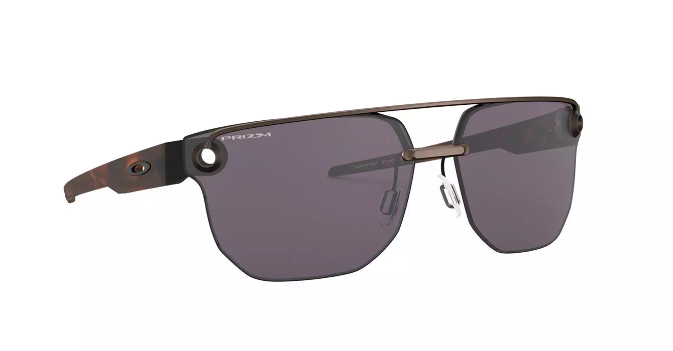 Oakley Chrystl Satin Toast W/prizm Grey (OO4136-01) s67