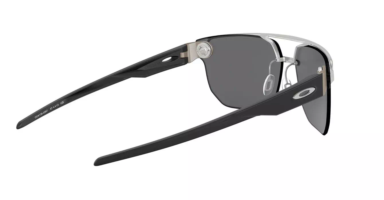 Oakley Chrystl Satin Chrome W/prizm Black (OO4136-05) s67
