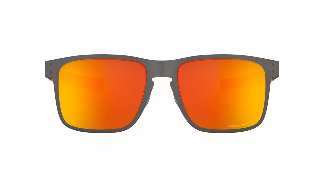 Oakley Holbrook Metal Matte Gunmetal W/ Prizm Ruby Polarized (OO4123-22) s55