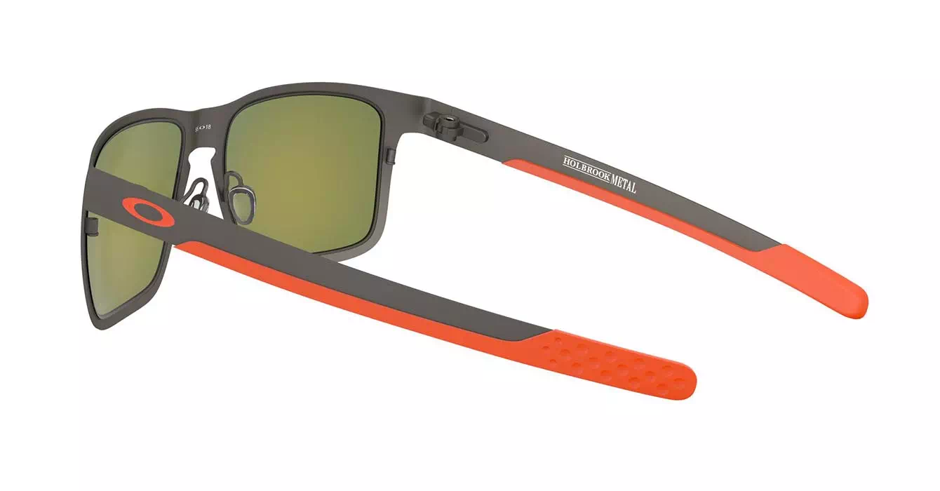 Oakley Holbrook Metal Matte Gunmetal W/ Prizm Ruby Polarized (OO4123-22) s55