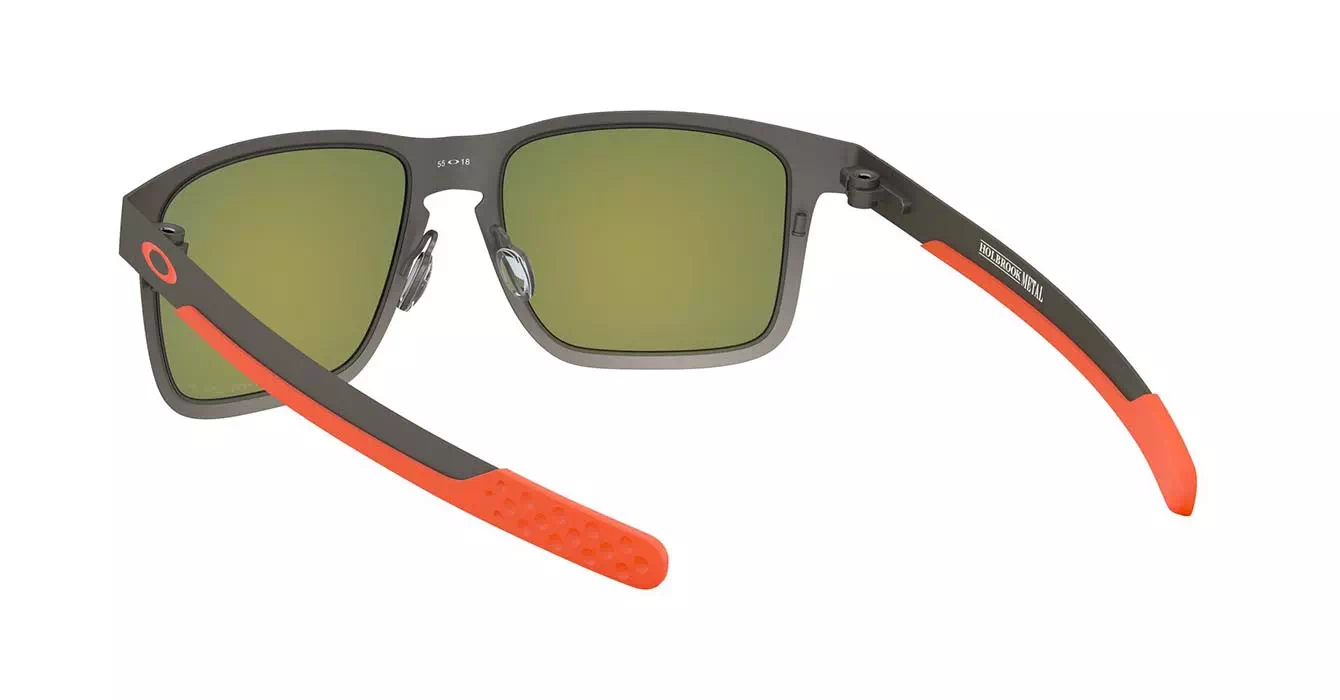 Oakley Holbrook Metal Matte Gunmetal W/ Prizm Ruby Polarized (OO4123-22) s55